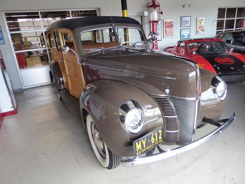 This 1940 Ford Woody has all new wood, they all need it, and it doesn't diminish the value that it's not "original”