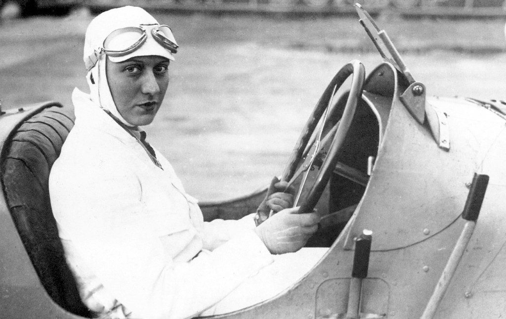 Hellé Nice at the wheel of a Bugatti racer | Miranda Seymour archive